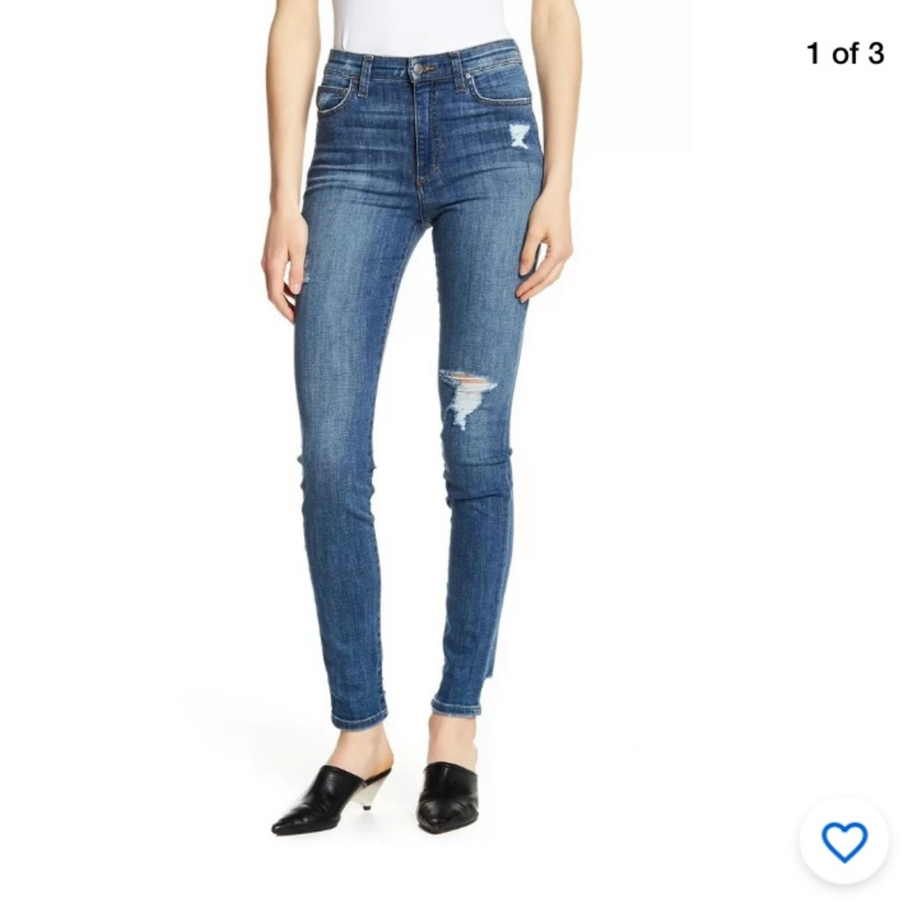 Joe's Jeans Charlie High Waist Skinny Distressed
